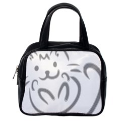 Cat Feline Cute Pet Animal Classic Handbags (one Side) by Simbadda