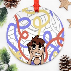 Unordered Chaos Ornament (Round)