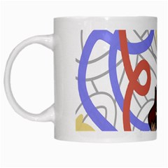 Unordered Chaos White Mugs