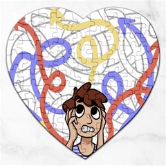 Unordered Chaos Jigsaw Puzzle (Heart)