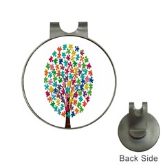 Tree Share Pieces Of The Puzzle Hat Clips With Golf Markers by Simbadda