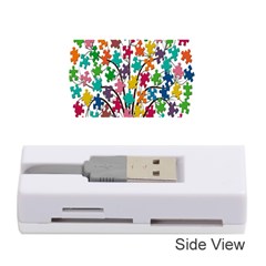 Tree Share Pieces Of The Puzzle Memory Card Reader (stick)  by Simbadda