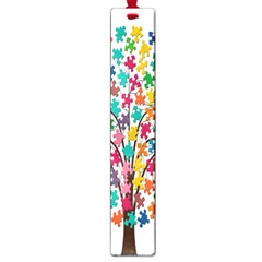 Tree Share Pieces Of The Puzzle Large Book Marks by Simbadda