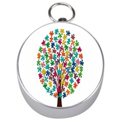 Tree Share Pieces Of The Puzzle Silver Compasses by Simbadda