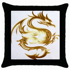 Dragon Animal Beast Creature Throw Pillow Case (Black)