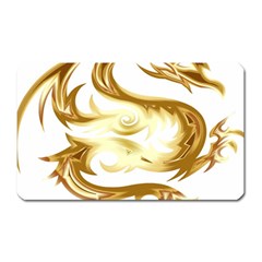 Dragon Animal Beast Creature Magnet (rectangular) by Simbadda