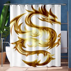 Dragon Animal Beast Creature Shower Curtain 60  X 72  (medium)  by Simbadda