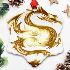 Dragon Animal Beast Creature Ornament (snowflake) by Simbadda