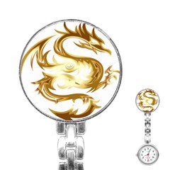 Dragon Animal Beast Creature Stainless Steel Nurses Watch by Simbadda