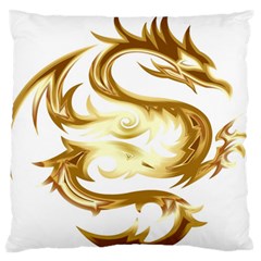 Dragon Animal Beast Creature Standard Flano Cushion Case (one Side) by Simbadda