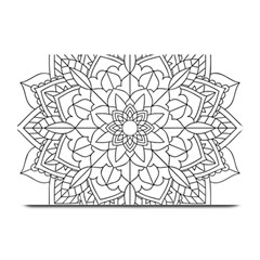 Floral Flower Mandala Decorative Plate Mats by Simbadda