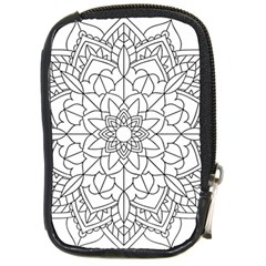 Floral Flower Mandala Decorative Compact Camera Cases by Simbadda