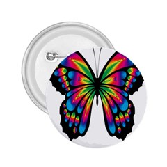 Abstract Animal Art Butterfly 2 25  Buttons by Simbadda