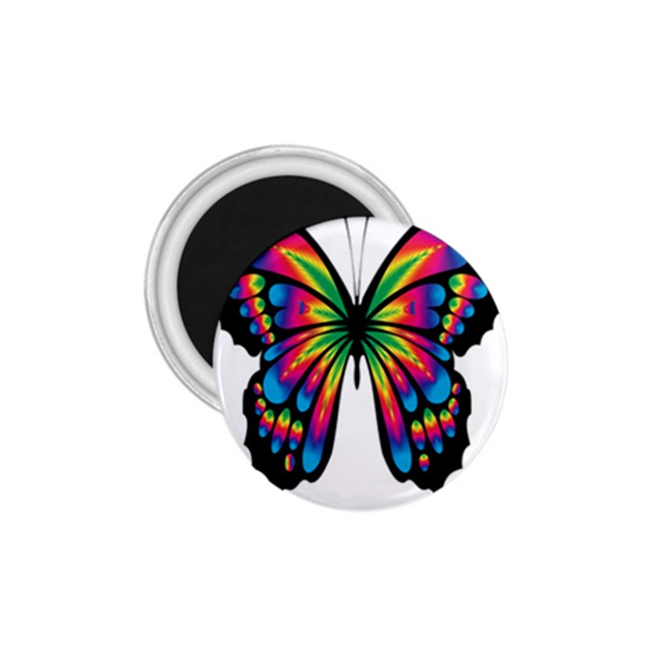 Abstract Animal Art Butterfly 1.75  Magnets