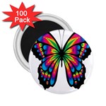 Abstract Animal Art Butterfly 2.25  Magnets (100 pack)  Front