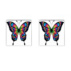 Abstract Animal Art Butterfly Cufflinks (square) by Simbadda