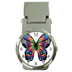 Abstract Animal Art Butterfly Money Clip Watches by Simbadda