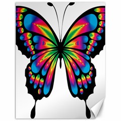 Abstract Animal Art Butterfly Canvas 12  X 16   by Simbadda