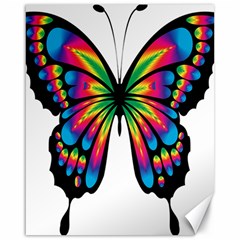 Abstract Animal Art Butterfly Canvas 16  X 20   by Simbadda