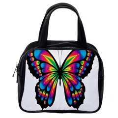 Abstract Animal Art Butterfly Classic Handbags (one Side) by Simbadda