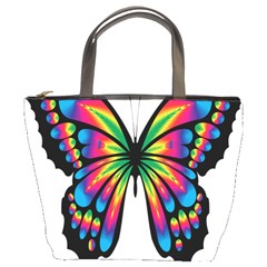 Abstract Animal Art Butterfly Bucket Bags by Simbadda