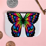 Abstract Animal Art Butterfly Mini Coin Purses Front