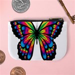 Abstract Animal Art Butterfly Mini Coin Purses Back