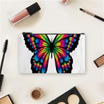 Abstract Animal Art Butterfly Cosmetic Bag (Small)  Front