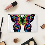 Abstract Animal Art Butterfly Cosmetic Bag (Small)  Back