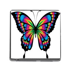 Abstract Animal Art Butterfly Memory Card Reader (square) by Simbadda