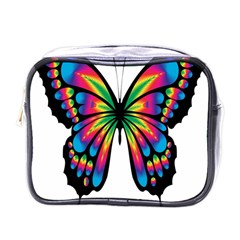 Abstract Animal Art Butterfly Mini Toiletries Bags by Simbadda