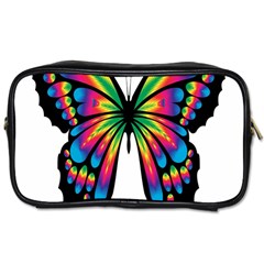 Abstract Animal Art Butterfly Toiletries Bags by Simbadda