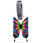 Abstract Animal Art Butterfly Luggage Tags (Two Sides) Front