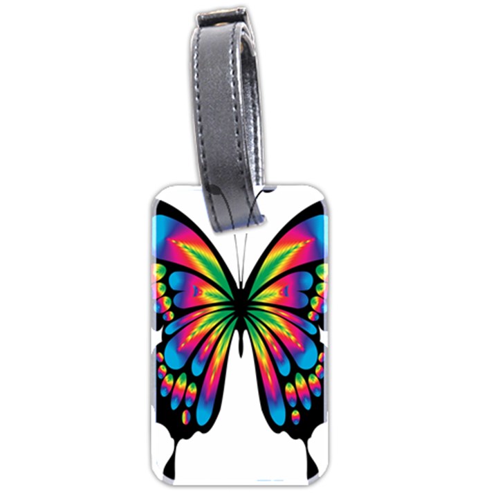 Abstract Animal Art Butterfly Luggage Tags (Two Sides)