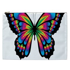 Abstract Animal Art Butterfly Cosmetic Bag (xxl)  by Simbadda