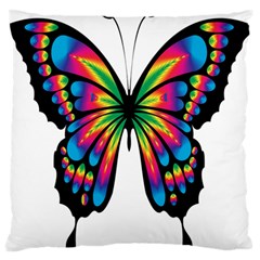 Abstract Animal Art Butterfly Standard Flano Cushion Case (one Side) by Simbadda