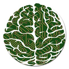 Circuit Anatomy Magnet 5  (round) by Simbadda