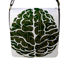 Circuit Anatomy Flap Messenger Bag (l)  by Simbadda