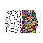 Brain Mind Anatomy Magnet (Rectangular) Front