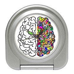 Brain Mind Anatomy Travel Alarm Clocks by Simbadda