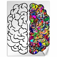 Brain Mind Anatomy Canvas 12  X 16   by Simbadda