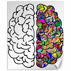 Brain Mind Anatomy Canvas 16  X 20   by Simbadda