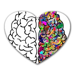 Brain Mind Anatomy Heart Mousepads by Simbadda