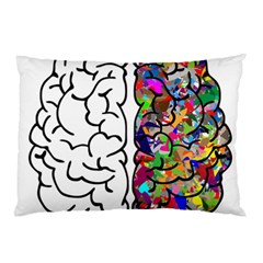 Brain Mind Anatomy Pillow Case by Simbadda