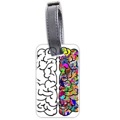 Brain Mind Anatomy Luggage Tags (two Sides) by Simbadda