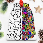 Brain Mind Anatomy Ornament (Bell) Front