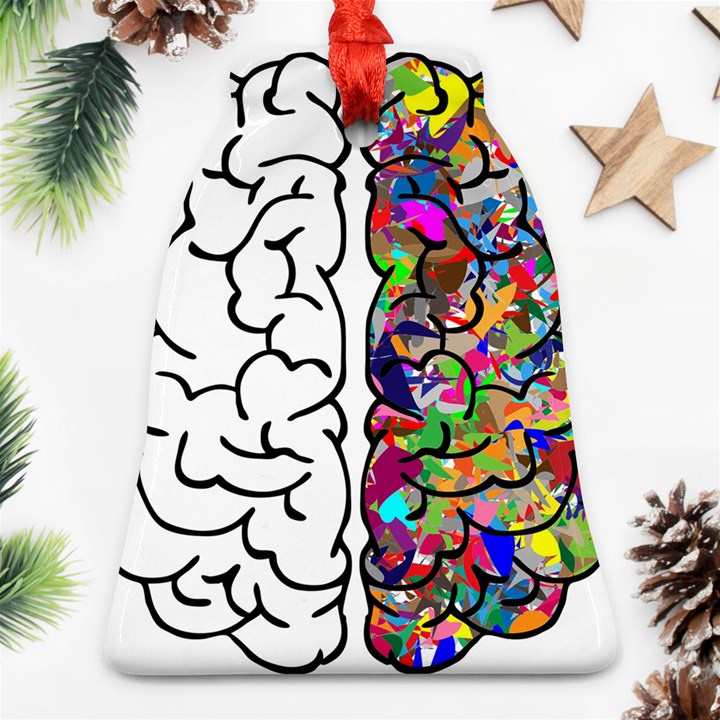 Brain Mind Anatomy Ornament (Bell)