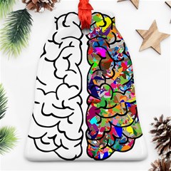 Brain Mind Anatomy Bell Ornament (two Sides) by Simbadda