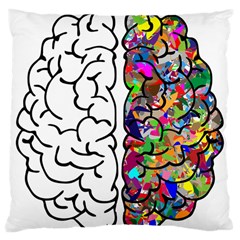 Brain Mind Anatomy Large Cushion Case (One Side)