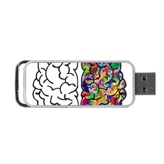 Brain Mind Anatomy Portable USB Flash (One Side)